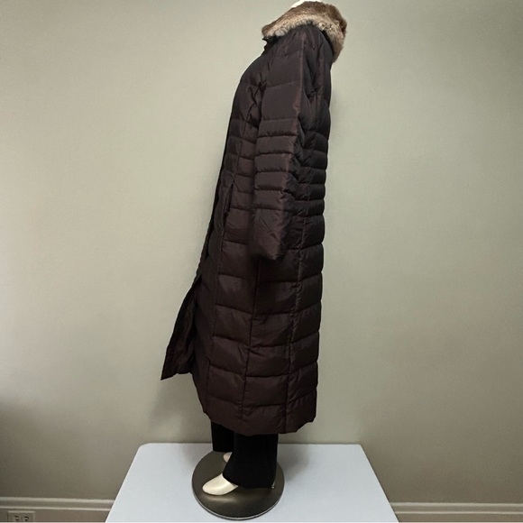 Hilary Radley Duvet Long Brown Winter Coat - Picture 2 of 7